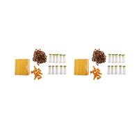 Goufride 2X Beekeeping Cup Kit 120 Cell Cups Bee Set di Attrezzi Queen Rearing System Bee Nicot Catcher Catcher Cage Apiculture Helper