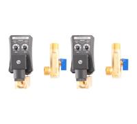 Goufride 2X G1/2 DN15 230V Valvola di Scarico Temporizzata Elettronica del Serbatoio 'Acqua Temporizzata Automatica per La Gestione Della Condensa del Compressore D'Aria