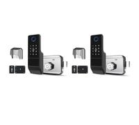 Goufride 2X impermeabile Tuya WiFi Smart Door Lock Digital Password doppia impronta digitale serratura elettronica Rim