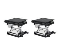 Goufride 2X Tavolo del Router Rotante In Alluminio A 360° Laboratorio di Incisione del Legno Supporto di Sollevamento Piattaforma di Sollevamento A Cremagliera Banchi
