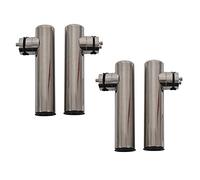 Goufride 4PZ Morsetto nel Acciaio per Barche su Canne da Pesca con Rotaie da 7/8 di Pollice con Regolabile Staffa per Barche Canotto su : 19mm-26mm