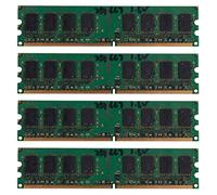 Goufride 4X 2 GB di Memoria DDR2 PC2-5300 667 MHz 240 Pin 1.8 V RAM di Memoria DIMM Desktop per, per (2 GB / 667)