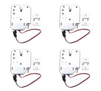 Goufride 4X Electric Serratura di Dc 12 V 2a Elettromagnetico Serratura Cassettiera Armadietto Blocco Serratura Scrocco In Acciaio al Carbonio Lucchetto