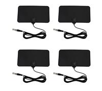 Goufride 4X Piatto HD Digital Indoor Zoom Antenna TV HDTV 50 Gamma Miglia TVFox VHF UHF DVB
