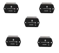 Goufride 5X DC10V-80V Contaore Meccanico - Contaore per Motore Generatore Barca Automobili Motorcross Motore Camion Trattore