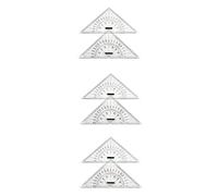 Goufride 6X Righello Un Triangolo per Disegno di Navi Righello Un Triangolo su Larga Scala da 300 mm per la Misurazione della Distanza Insegnamento Progettazione Ingegneristica