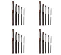 Goufride Alesatori A Mano con Scanalature A 20 Pezzi Set H8 A Dentatura Cilindrica con Alette A Mano Set 4mm / 5mm / 6mm / 8mm / 10mm