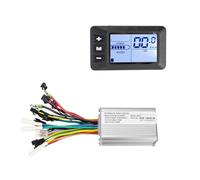 Goufride Controller scooter elettrico 24 V/36 V/48 V, 350 W, kit controller senza spazzole con display LCD, installazione facile