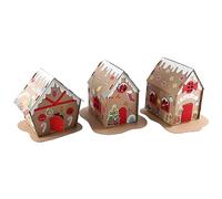 Goufride Kit illuminato fatto a mano per appendere la decorazione fai da te di Natale carta decorazione luminosa albero creaive