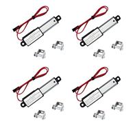 Goufride Mini attuatore lineare elettrico 4X corsa 1,2 pollici, 64N/6,5 kg, velocità 0,6 pollici/S mini attuatore di movimento impermeabile piccolo 12VDC