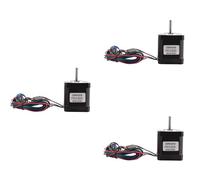 Goufride Nema 17 - Set di 3 motori passo-passo 48 mm Nema17 Motore 42Bygh 2A 4 Lead (17Hs19-2004S1) Cavo da 1 m per stampante 3D Motore CNC