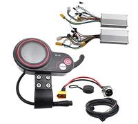 Goufride QS-S4 72V GAS Pollice Display LCD Misuratore 6 Pin + 48V 800W Dual Drive Controller Solo per Scooter Elettrico Zero 11X Accessori Ricambi