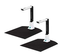 Goufride Scanner portatile ad alta definizione 2X, fotocamera per documenti con funzione di registrazione video in tempo reale, scanner A4