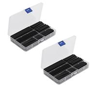 Goufride Set di Valigette in Filo Nero da 300 Pezzi Tubi Manicotti Assortiti