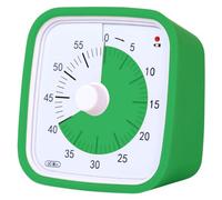 Goufride Verde Bambini Studente Manuale di Studio Timer Visivo Sveglia Timer da Cucina con Copertura Protettiva Gestione del Tempo