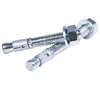 Gouggio metallico passante con dado e rondella FBN Fischer - Lunghezza 126 mm - Diametro 10 mm - Confezione da 20