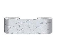 GouieRylin Carta Adesivo Per Paretibordi Per Carta Da Parati Autoadesivi Rimovibile Per Cucina Bagno Piastrelle Adesivo Per Pareti Autoadesiva vite d'argento 10cm X 500cm