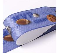 GouieRylin Wall Border-Autoadesivo adesiva muro decorativa Palla blu scuro 10.6cm X 500CM