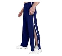 GOUJIAN Pantalone Tuta Uomo Pantaloni da Jogging Sportivi in Cotone con Cerniera su Tutta La Lunghezza, per Riabilitazione Elastico in Vita, Fisioterapia ，M-3XL Pantaloni della Tuta(Dark Blue,M)