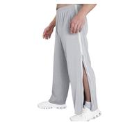 GOUJIAN Pantaloni da Jogging da Uomo, Allenamento con Cerniera su Tutta La Lunghezza for Il Tempo Libero Postoperatori della Tuta, M-3XL Pantaloni della Tuta(Light Gray,M)