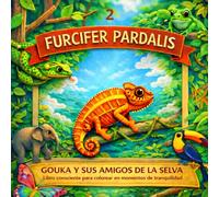 Gouka y sus amigos de la selva.: Libro consciente para colorear en momentos de tranquilidad.