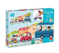 Goula- Vehiculos Bambini Puzzle, Multicolore, 453428