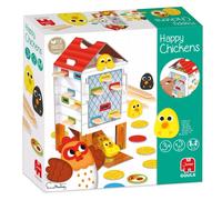 Goula Chicken Happy Chickens-Un Gioco di abilità per Bambini dai 3 Anni, cartone, Multicolore, 53170
