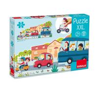 Goula- Vehiculos Bambini Puzzle, Multicolore, 453428