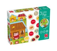 Goula- Lupo 3 porcellini Memo & Lotto-Gioco da Tavolo per Bambini-dai 2 Anni in su, Multicolore, 59455