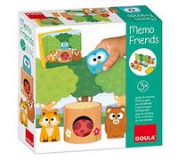 Goula- Babbo Natale Memo Friends, Multicolore, Large, 53171