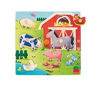Goula- Mothers&Babies Farm Puzzle 7 PCS Bambini, Multicolore, Small, 53040