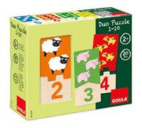 Goula- Animali Bambini Puzzle, Multicolore, 53329