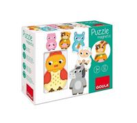 Goula- Bambini, Puzzle Magnetico, Multicolore, 455245