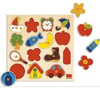 Diset Puzzle Goula In Legno Con Piccole Sagome 15 Pezzi