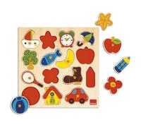 Goula 53023 Wooden Silhouette Puzzle (15 Pieces)