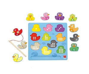 Goula - PuzzleMagnetico Anatre - Puzzle di legno per bambini - Da 2 anni in su