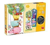 Puzzle Goula XXL Fosforescente Fattoria Reversibile 80 x 28 cm 27 Pezzi