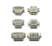 Goulbryn Connettore for carichi Pesanti hdc-he-4/6/10/16/24 connettore Maschio e connettore Femmina 16A500v Nucleo Spina Aeronautica(6 Female Core)