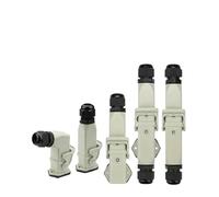 Goulbryn HDC-HA Connettore for carichi Pesanti 4/5/6/8 Pin Spina for Presa Aeronautica Impermeabile Industriale Custodia in plastica 250V 10A/16A(3 Pins And PE-01)