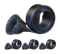 Goule de canne à Pêche - Buste de Couverture de Tige élastique Protection de stockage en Service Pesante | gants de telescopiques, outil de Vitesse de canne de Pêche boîtier de Voyage portab