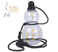 Gourd Sports, bottiglia d'acqua - contenitore da 800 ml, leggero pistone per esterni, elegante design a forma di , accessorio per il fitness, soluzione idratante, uso quotidiano
