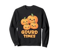 Gourd Times Kawaii Pumpkins Halloween Jack o Lanterna Felpa