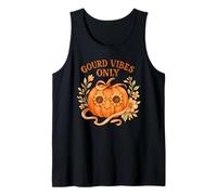 Gourd Vibes Only Cute Boho Hippie Pumpkin Fall Estetica Canotta