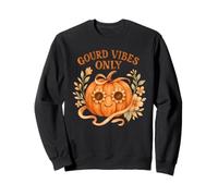 Gourd Vibes Only Cute Boho Hippie Pumpkin Fall Estetica Felpa