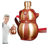 Gourd Water Bottle - 1500 ml Stainless Steel, Sports Bottle | for Travel, Perfect for the Gym, With Sturdy Handle and Ergonomic Design, Stay Hydrated in Style and Comfort Always