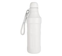 Gourde Isotherme - 500 ML Acier Inoxydable Petit Goulot | Bouteille Isolation Sous Vide Avec Sangle | Pour Café Boissons Chaudes Froides Sports Plein Air Gym Usage Intérieur, Étanche Voyage