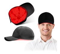 GOURIXIN Cappello Terapia Luce Rossa, Casco Laser LLLT per la Crescita dei Capelli, Luce Rossa e infrarossa (660nm/850nm/940nm), 5 Livelli, Timer, Stimolare Crescita Capelli Donna Uomo