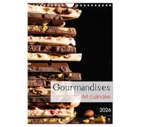Gourmandises - Art culinaire (Calendrier mural 2026 DIN A4 horizontal), CALVENDO calendrier mensuel: Douceurs, desserts et chocolat