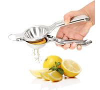 GOURMEO Spremiagrumi Manuale in Acciaio Inossidabile - Spremi Limone Lime Mandarini - per Limonata a Mano - Antiruggine e Lavabile in Lavastoviglie