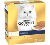 gourmet.12 pezzi GOLD MOUSSE MANZO PESCE 85X8 8002205750386